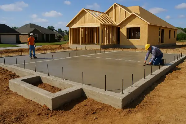 a new house concrete foundation from Quality Concrete Contractor Georgetown in Pflugerville, TX - Pflugerville TX a new house concrete foundation from Quality Concrete Contractor Georgetown in Pflugerville, TX - Pflugerville TX